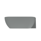 Arcqua - Havana back to wall ligbad 170x80 mat grijs links