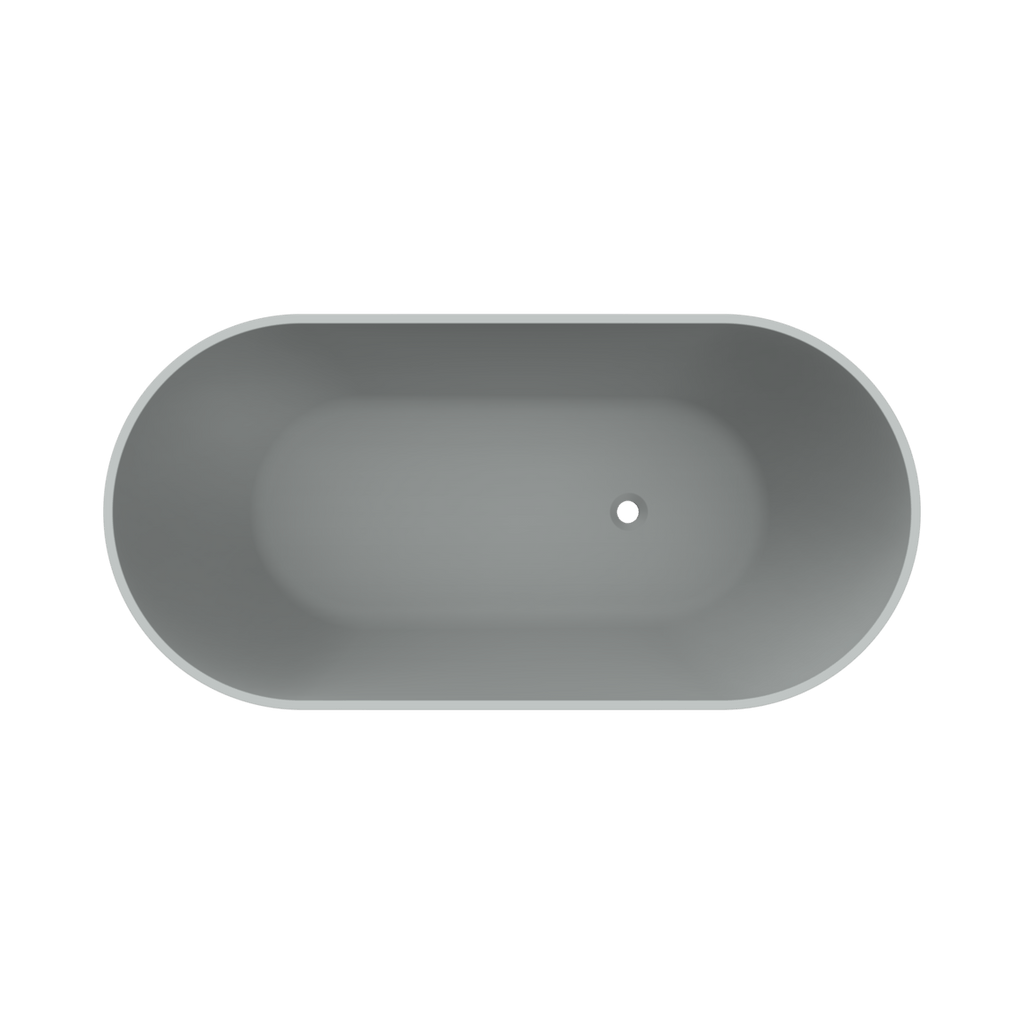 Arcqua - Cusco vrijstaand ligbad 155x75 mat grijs