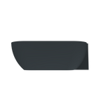 Arcqua - Havana back to wall ligbad 170x80 mat antraciet links
