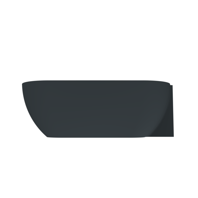 Arcqua - Havana back to wall ligbad 170x80 mat antraciet links