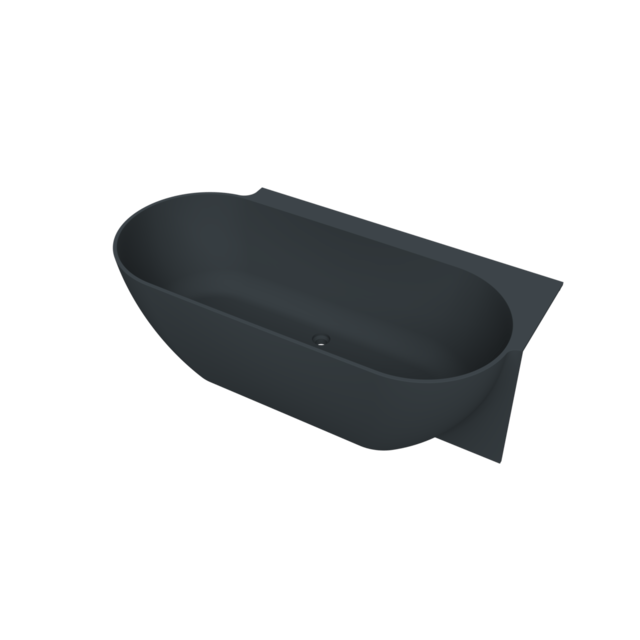 Arcqua - Havana back to wall ligbad 170x80 mat antraciet links