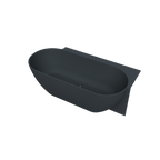 Arcqua - Havana back to wall ligbad 170x80 mat antraciet links