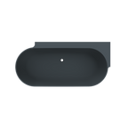 Arcqua - Havana back to wall ligbad 170x80 mat antraciet links