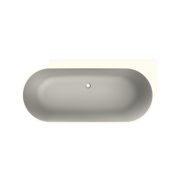 Arcqua - Havana back to wall ligbad 170x80 mat zand links