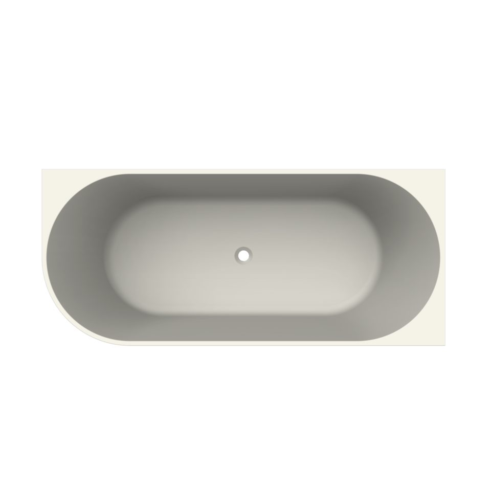 Arcqua - Pinto back to wall ligbad 160x70 mat zand rechts