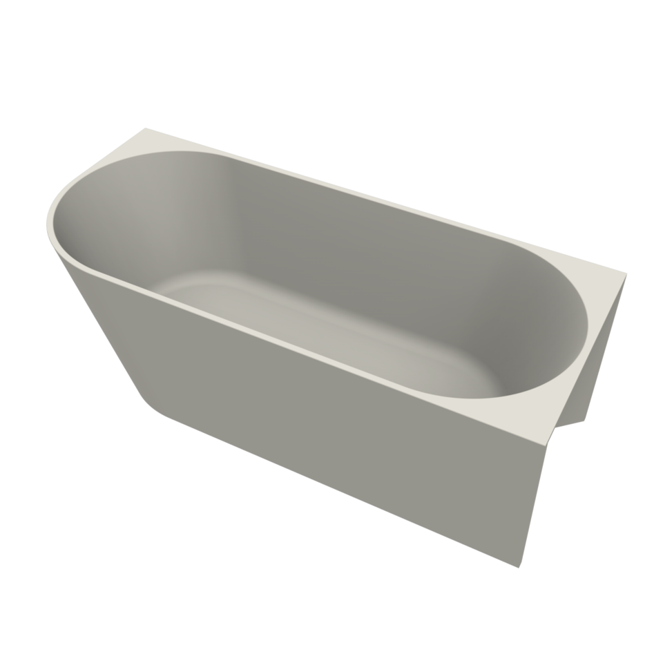 Arcqua - Pinto back to wall ligbad 180x80 mat zand rechts