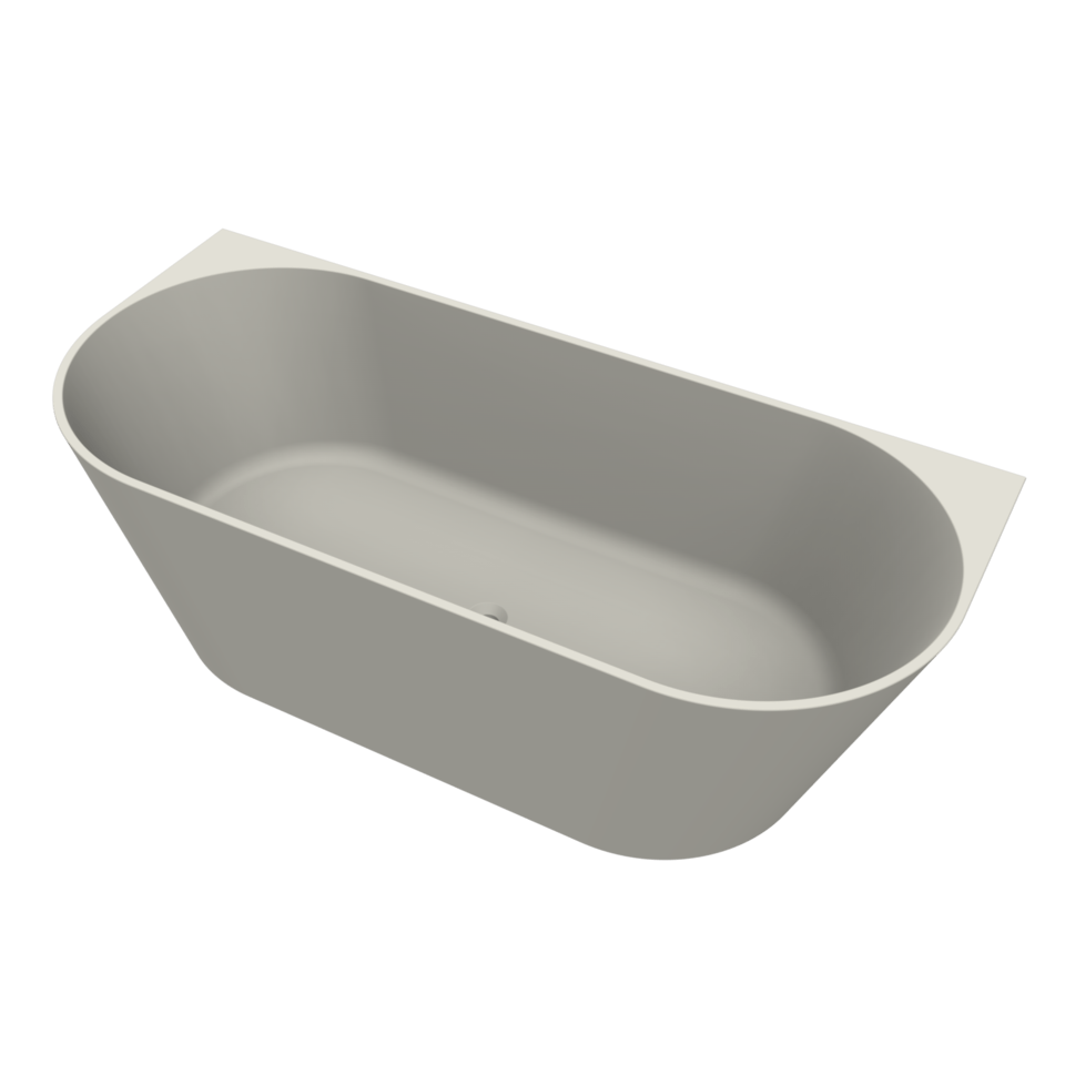 Arcqua - Pinto back to wall ligbad 180x80 mat zand