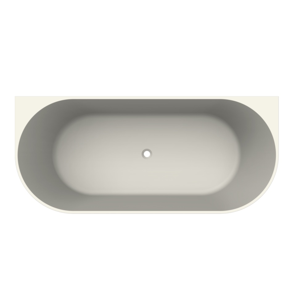 Arcqua - Pinto back to wall ligbad 180x80 mat zand