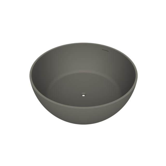 Arcqua - Cusco vrijstaand ligbad rond 153 mat quartz grijs