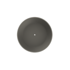 Arcqua - Cusco vrijstaand ligbad rond 153 mat quartz grijs
