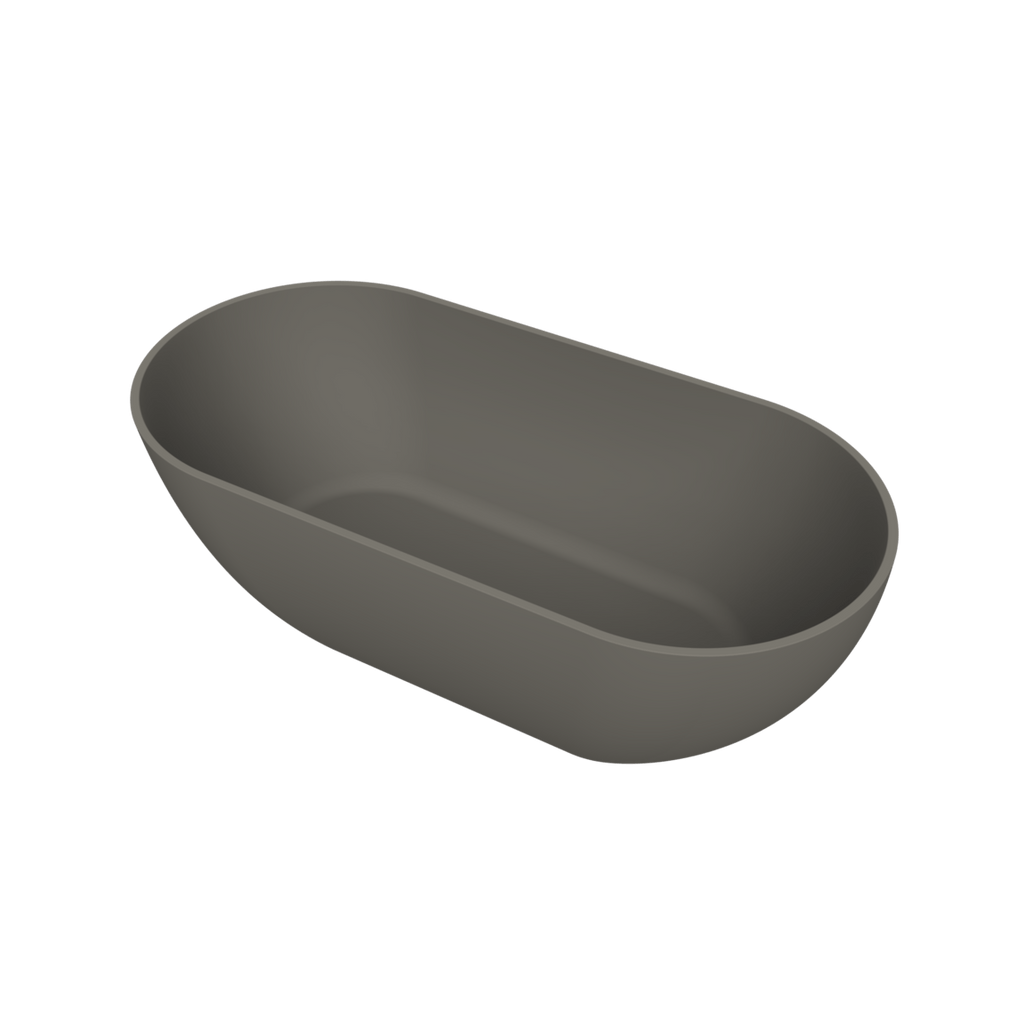 Arcqua - Cusco vrijstaand ligbad 155x75 mat quartz grijs
