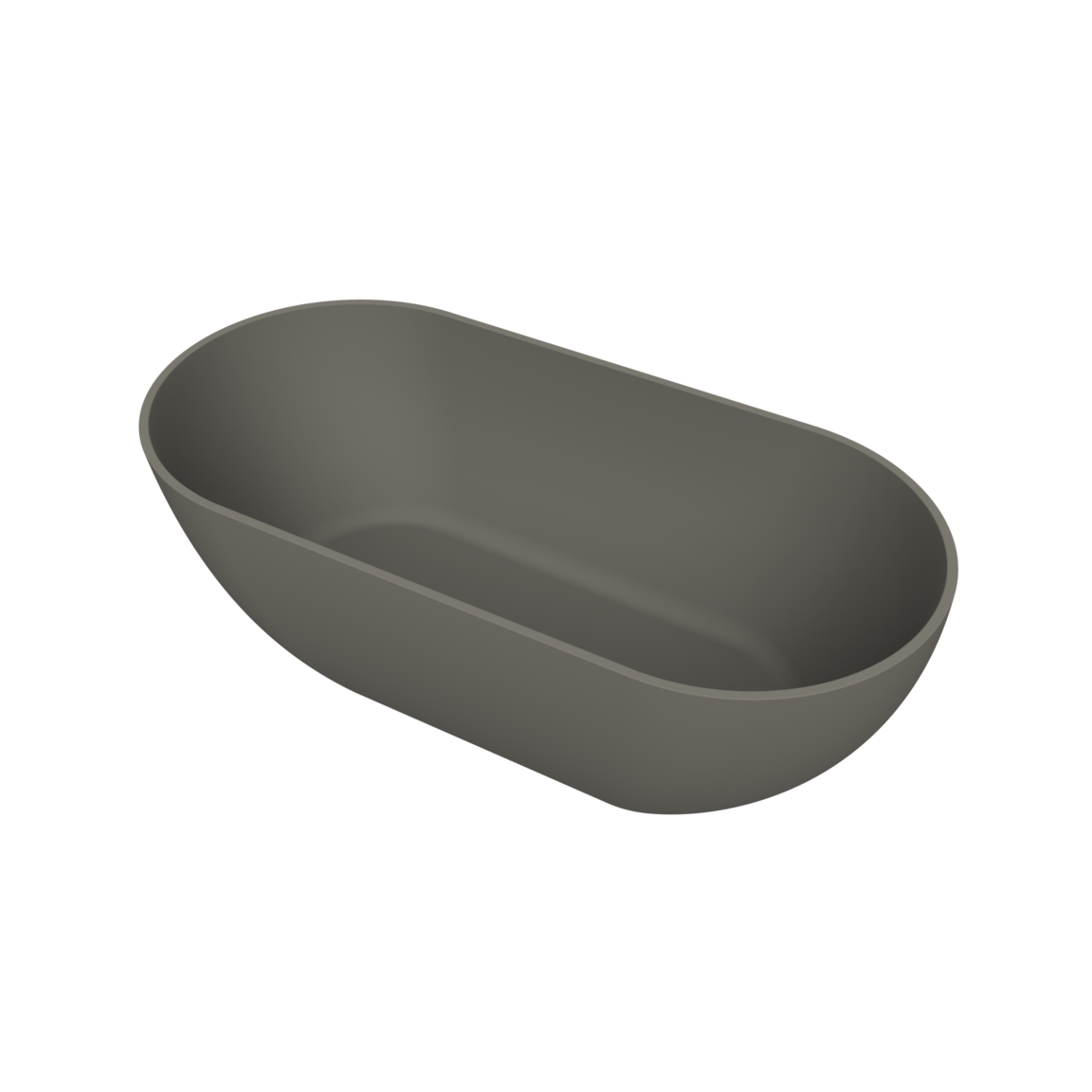 Arcqua - Cusco vrijstaand ligbad 155x75 mat quartz grijs