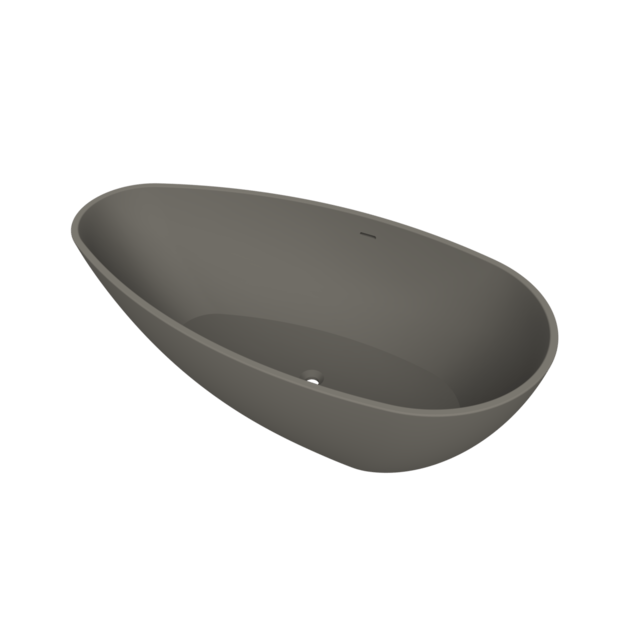 Arcqua - Lima vrijstaand ligbad 170x86x54 mat quartz grijs