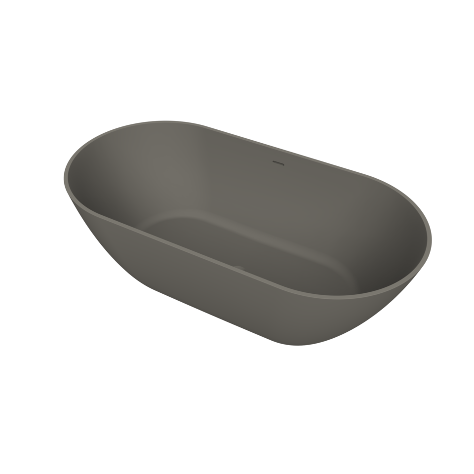 Arcqua - Cusco vrijstaand ligbad 175x85 mat quartz grijs