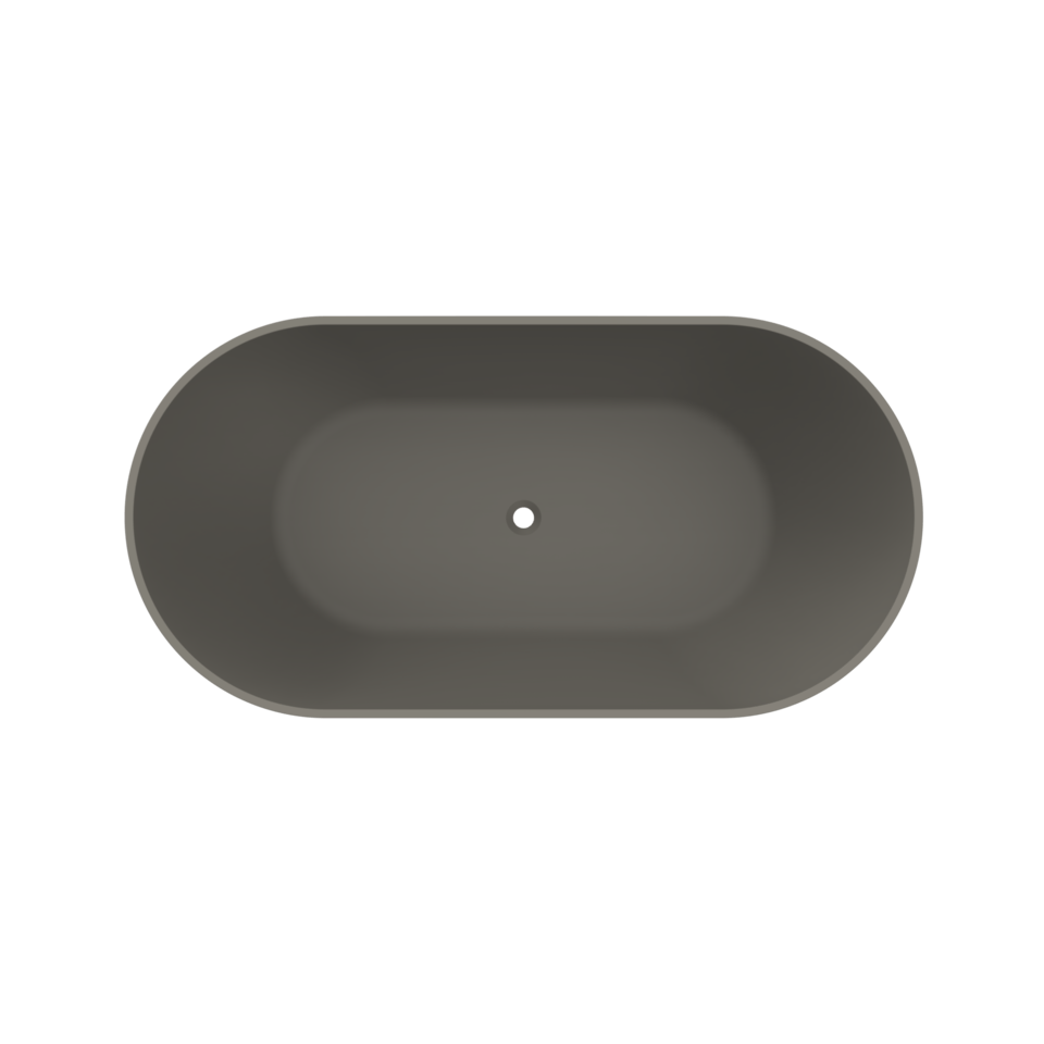 Arcqua - Cusco vrijstaand ligbad 175x85 mat quartz grijs