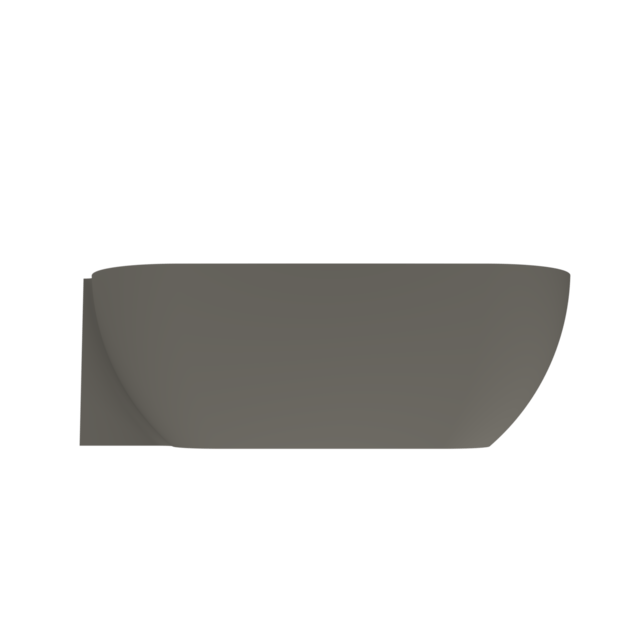 Arcqua - Havana back to wall ligbad 170x80 mat quartz grijs