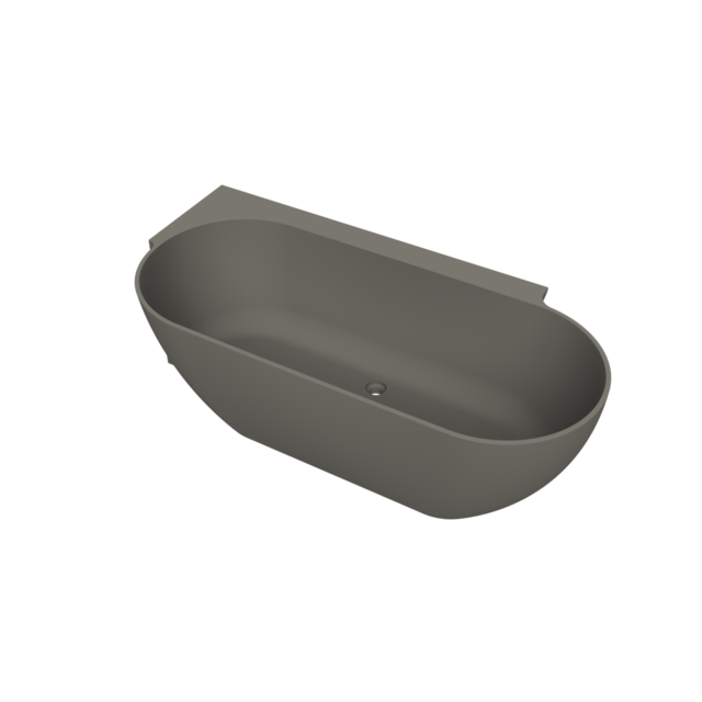 Arcqua - Havana back to wall ligbad 170x80 mat quartz grijs