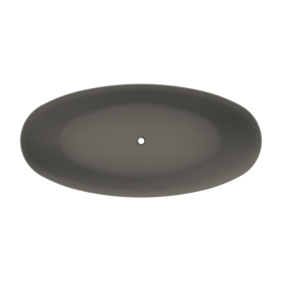Arcqua - Havana back to wall ligbad 170x80 mat quartz grijs rechts