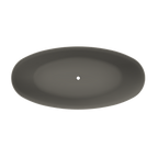Arcqua - Havana back to wall ligbad 170x80 mat quartz grijs rechts