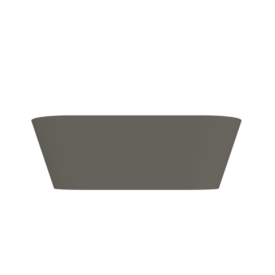 Arcqua - Pinto vrijstaand ligbad 160x70 mat quartz grijs