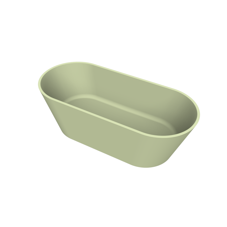 Arcqua - Pinto vrijstaand ligbad 170x73 mat pastel groen