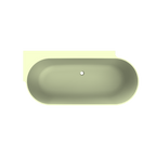 Arcqua - Havana back to wall ligbad 170x80 mat pastel groen