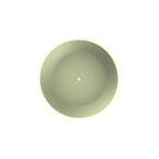 Arcqua - Cusco vrijstaand ligbad rond 153 mat pastel groen