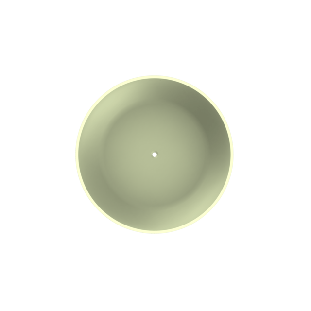 Arcqua - Cusco vrijstaand ligbad rond 153 mat pastel groen