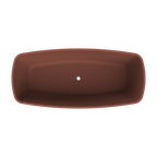 Arcqua - Cali vrijstaand ligbad 174x78x55 mat terracotta