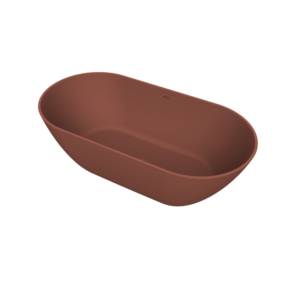 Arcqua - Cusco vrijstaand ligbad 175x85 mat terracotta