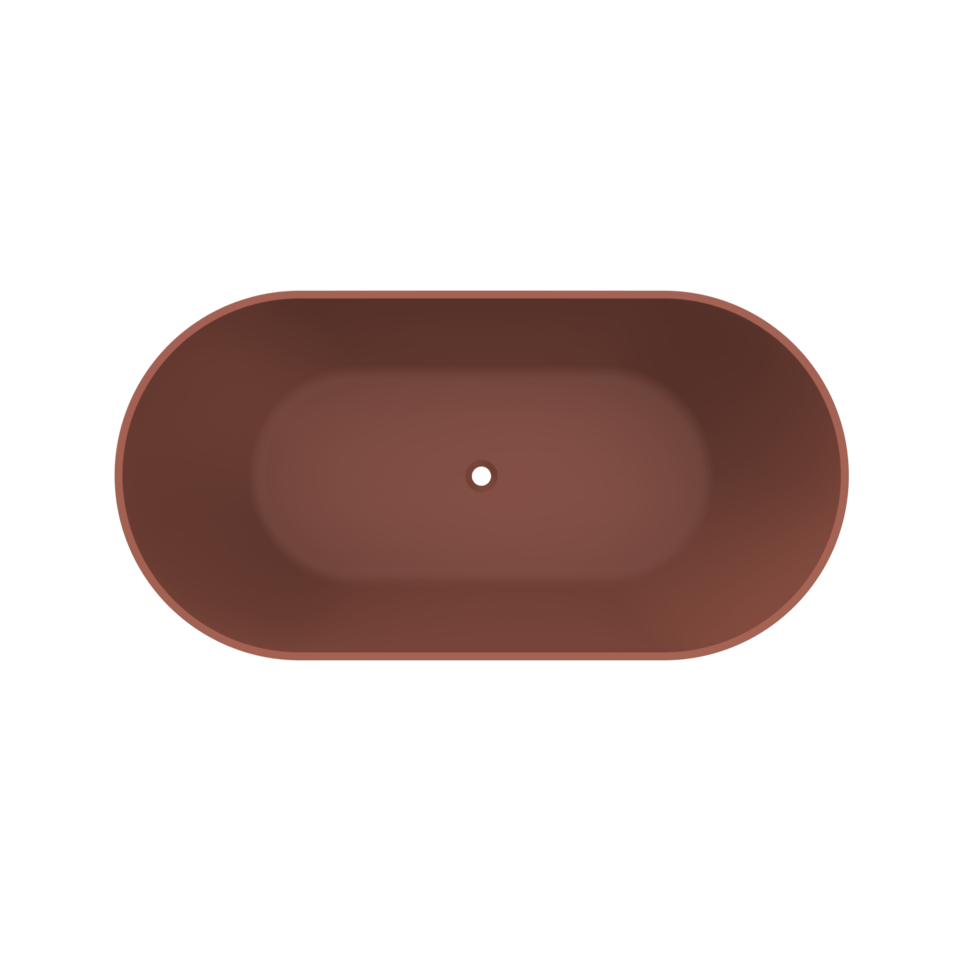 Arcqua - Cusco vrijstaand ligbad 175x85 mat terracotta