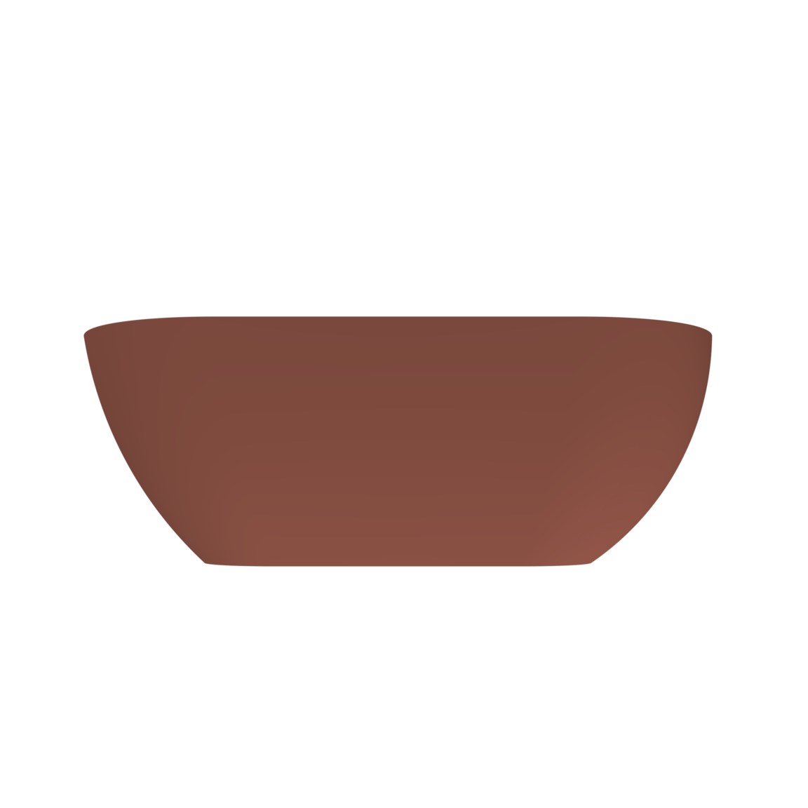 Arcqua - Cusco vrijstaand ligbad 155x75 mat terracotta