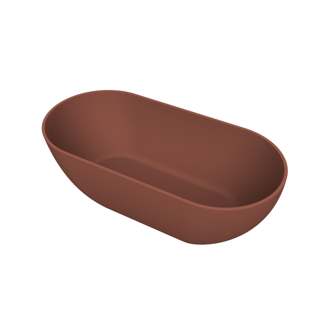 Arcqua - Cusco vrijstaand ligbad 155x75 mat terracotta