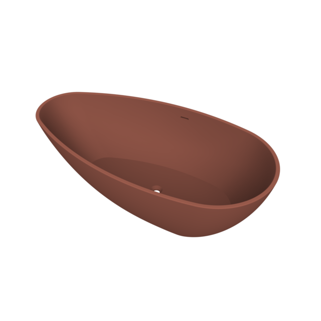 Arcqua - Lima vrijstaand ligbad 170x86x54 mat terracotta
