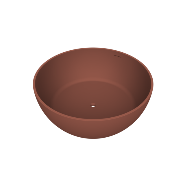 Arcqua - Cusco vrijstaand ligbad rond 153 mat terracotta