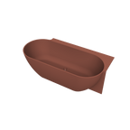 Arcqua - Havana back to wall ligbad 170x80 mat terracotta links
