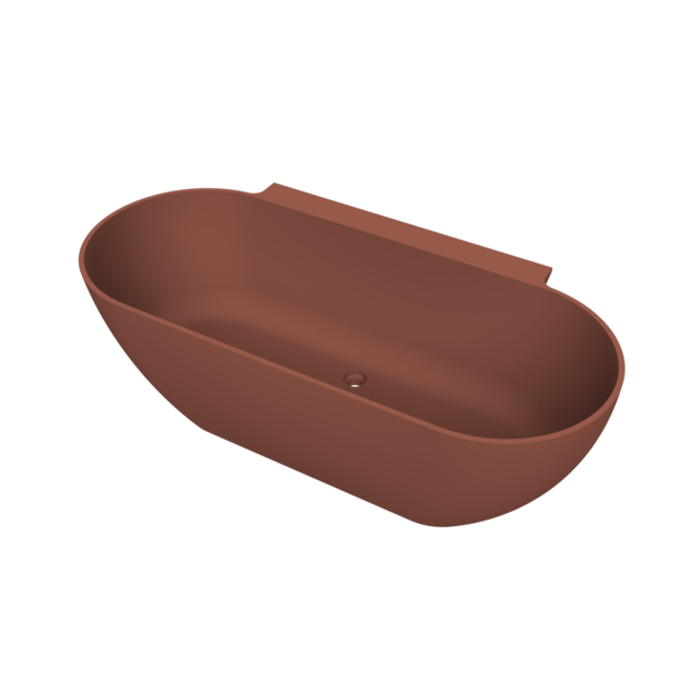 Arcqua - Ica vrijstaand ligbad 170x80 mat terracotta