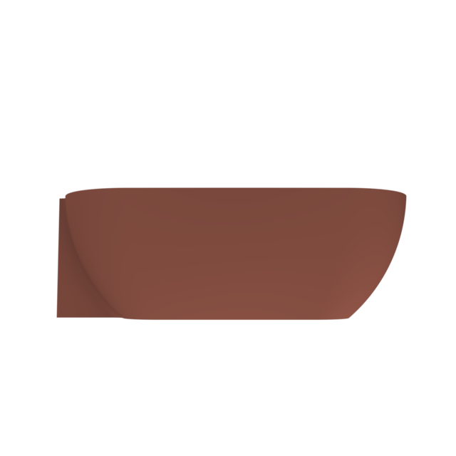 Arcqua - Havana back to wall ligbad 170x80 mat terracotta