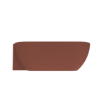 Arcqua - Havana back to wall ligbad 170x80 mat terracotta