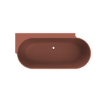 Arcqua - Havana back to wall ligbad 170x80 mat terracotta