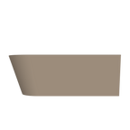 Arcqua - Pinto back to wall ligbad 170x73 mat truffel rechts
