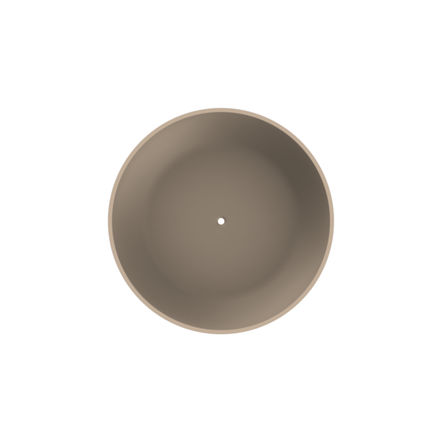 Arcqua - Cusco vrijstaand ligbad rond 153 mat truffel