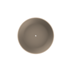 Arcqua - Cusco vrijstaand ligbad rond 153 mat truffel