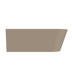 Arcqua - Pinto back to wall ligbad 170x73 mat truffel links
