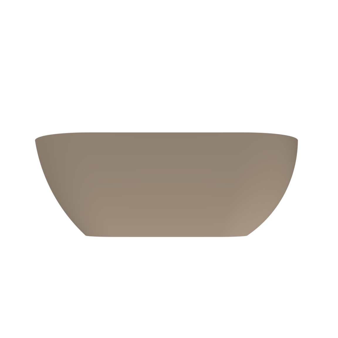Arcqua - Cusco vrijstaand ligbad 155x75 mat truffel