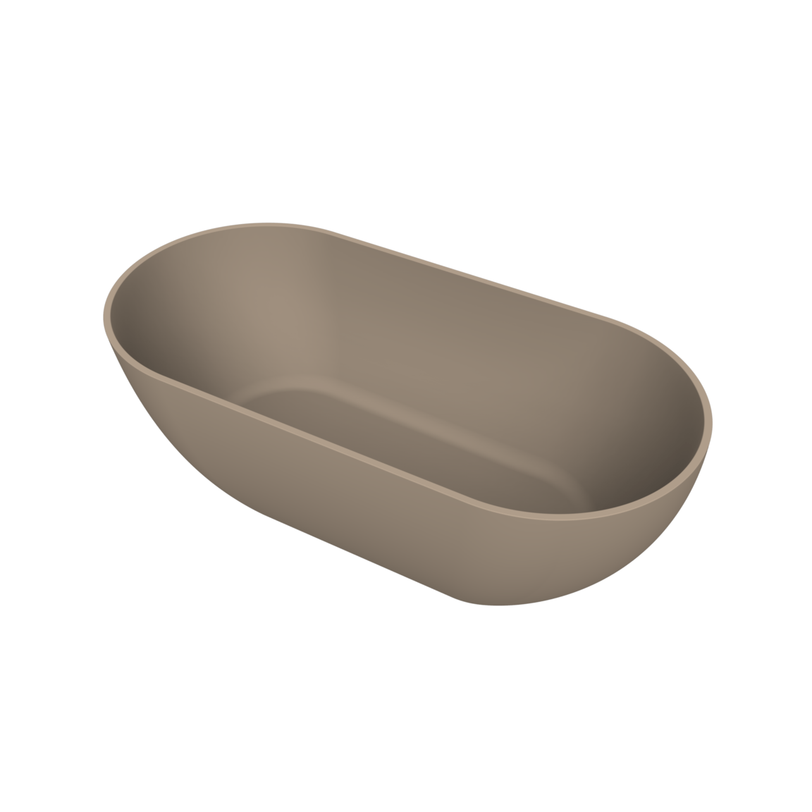 Arcqua - Cusco vrijstaand ligbad 155x75 mat truffel