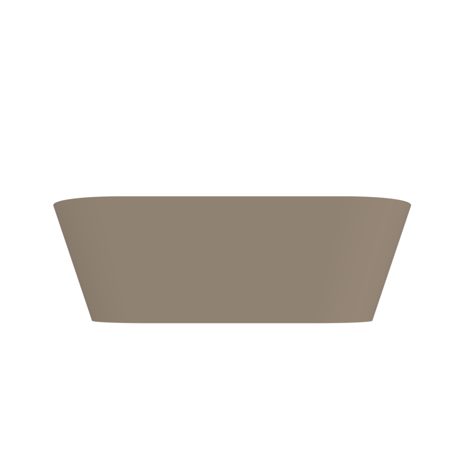 Arcqua - Pinto vrijstaand ligbad 160x70 mat truffel