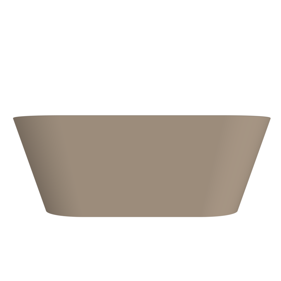 Arcqua - Pinto back to wall ligbad 180x80 mat truffel