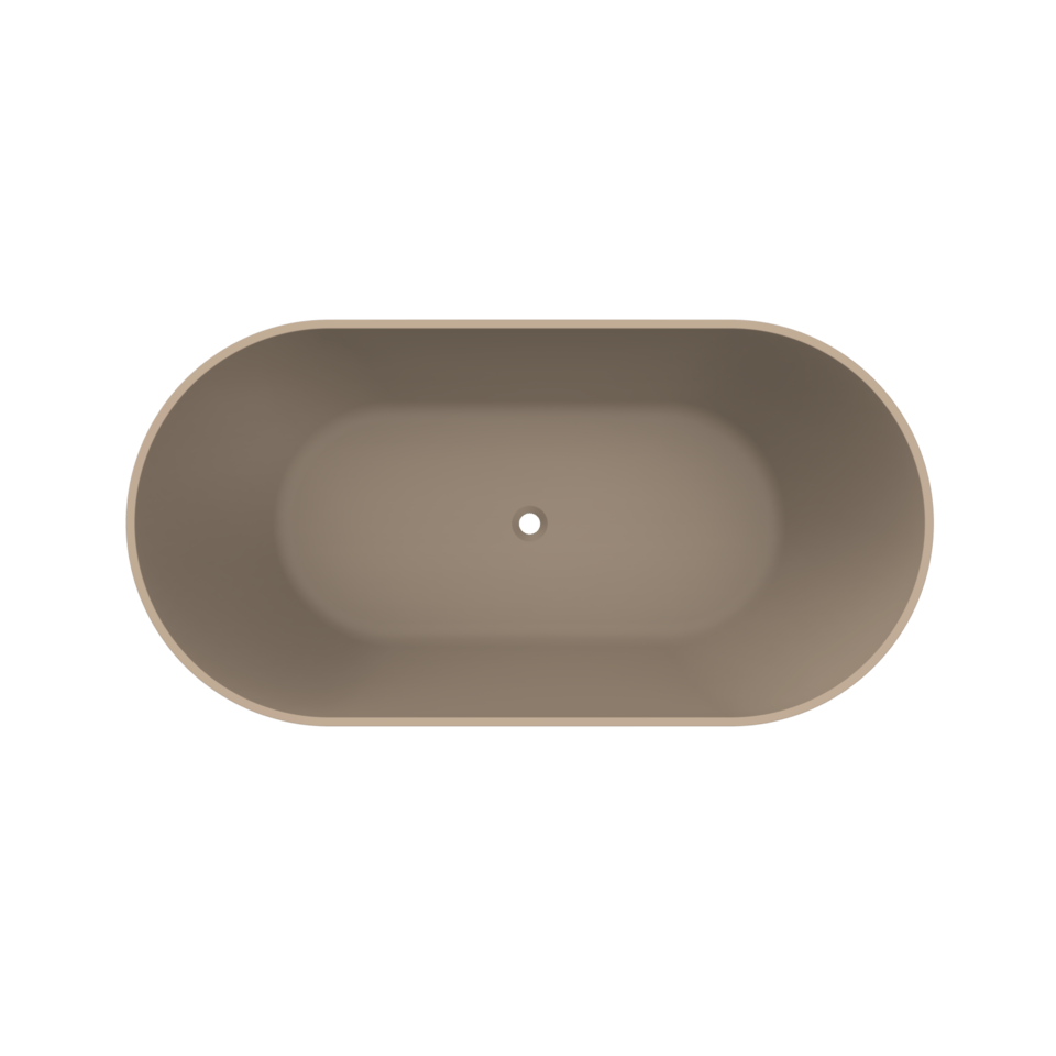 Arcqua - Cusco vrijstaand ligbad 175x85 mat truffel