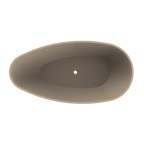 Arcqua - Lima vrijstaand ligbad 170x86x54 mat truffel